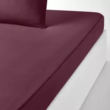 Простыня натяжная из однотонного сатина VARÈSE