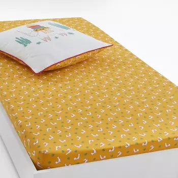 Простыня натяжная с рисунком LAMA