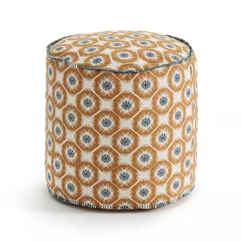 Пуф круглый с рисунком PANAMA