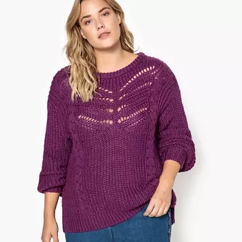 Пуловер из плотного трикотажа