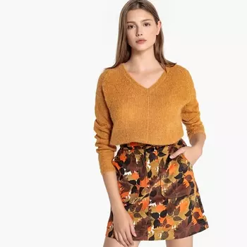 Пуловер из плотного трикотажа с V-образным вырезом MOBERTS