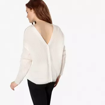 Пуловер на пуговицах сзади или спереди