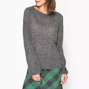 Пуловер с круглым вырезом из тонкого трикотажа MAYONESSOU