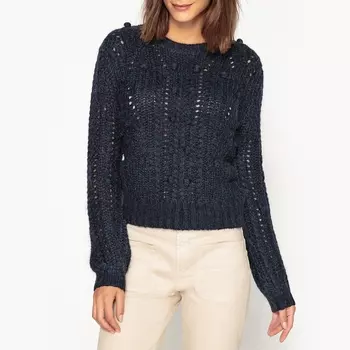 Пуловер с круглым вырезом из трикотажа MARTI MA