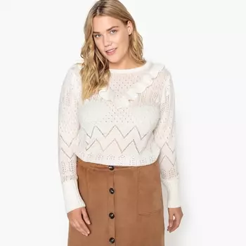 Пуловер с вырезом круглым, 100% хлопок