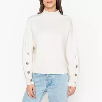 Пуловер со стоячим воротником из трикотажа ASTANA