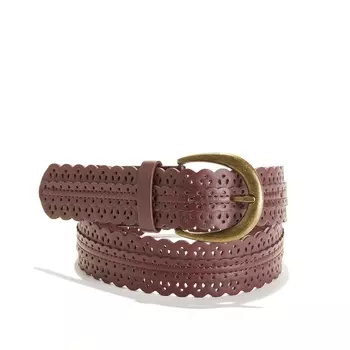 Ремень с декоративной перфорацией