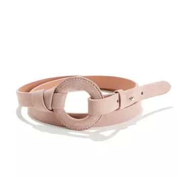 Ремень тонкий кожаный