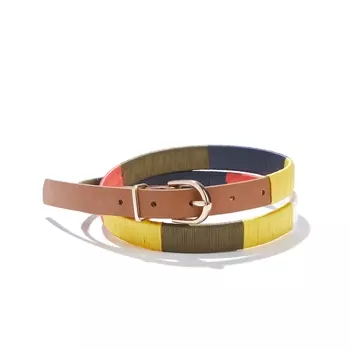 Ремень тонкий разноцветный