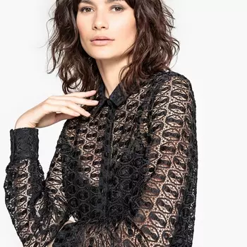 Рубашка из гипюра