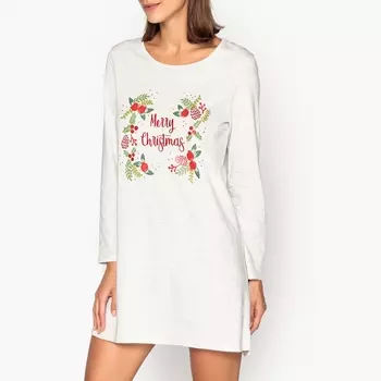 Рубашка ночная с рисунком Noël