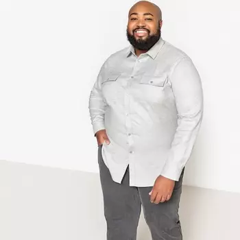 Рубашка прямая большого размера