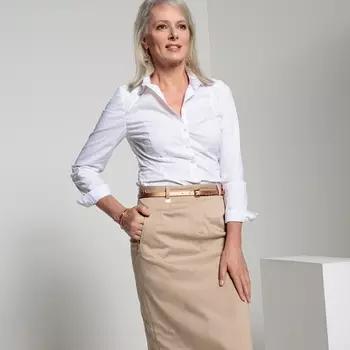 Рубашка с длинными рукавами из поплина