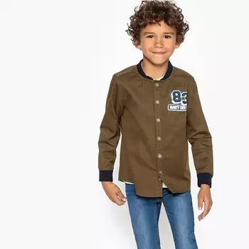 Рубашка с рисунком сзади, 3-12 лет