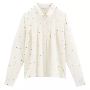 Рубашка со сборками на груди Vilunas