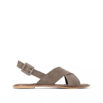 Сандалии однотонные с заклепками