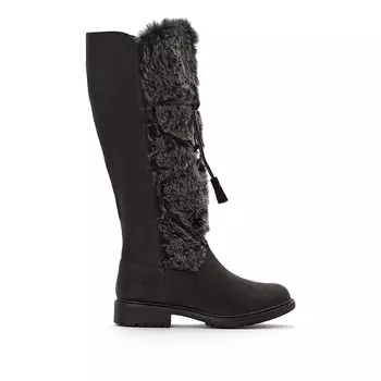 Сапоги кожаные на меху