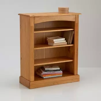 Шкаф-библиотека низкий из массива сосны, Authentic Style.