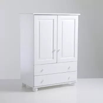 Шкаф для белья из массива сосны, В120 см,Redmond