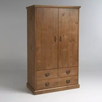 Шкаф Lindley, перекладина, 2 дверки, 2 ящика,