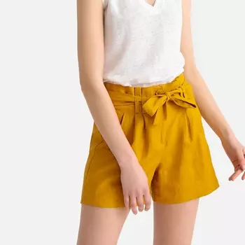 Шорты из льна