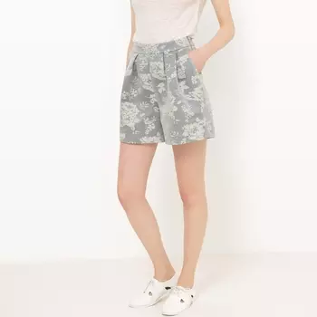 Шорты из жаккардовой ткани