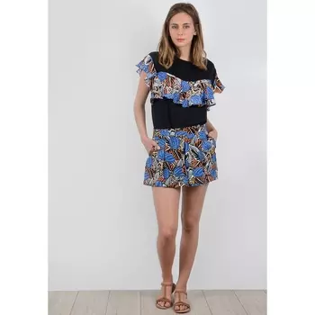 Шорты с графичным рисунком