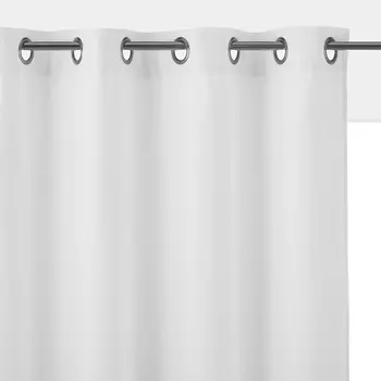 Штора затемняющая из стираного льна с люверсами ONEGA