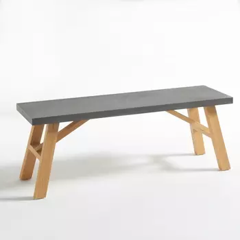 Скамья с отделкой под бетон, Concrite