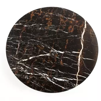 Столешница из мрамора янтарного цвета, Ø120 см, Aradan