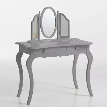 Столик туалетный изогнутый, массив сосны, Soupir