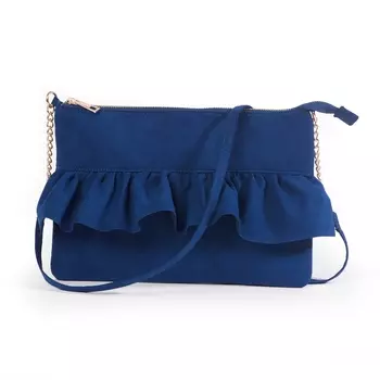 Сумка-клатч с воланами