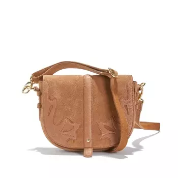 Сумка кожаная в стиле вестерн