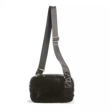 Сумка на ремне из искусственного меха