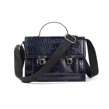 Сумка-портфель под кожу крокодила