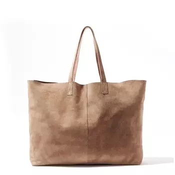 Сумка-шоппер кожаная двусторонняя