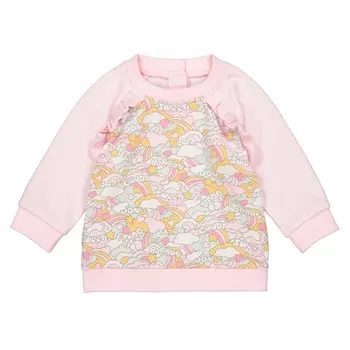 Свитшот из мольтона с рисунком спереди, 1 мес. - 4 года