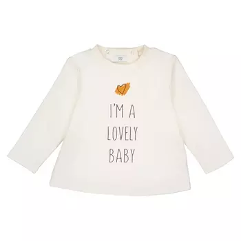 Свитшот короткий из хлопка, 0 мес. - 2 года