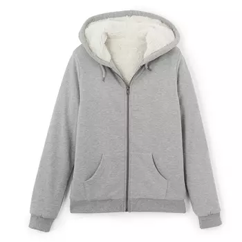 Свитшот на молнии на подкладке из шерпы, 10-16 лет