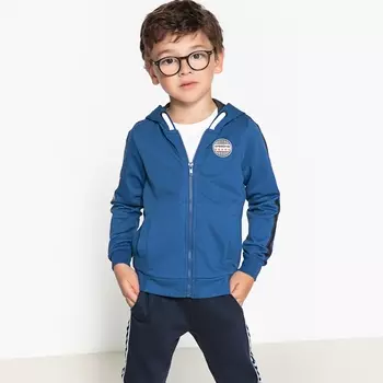 Свитшот на молнии с капюшоном, 3-12 лет