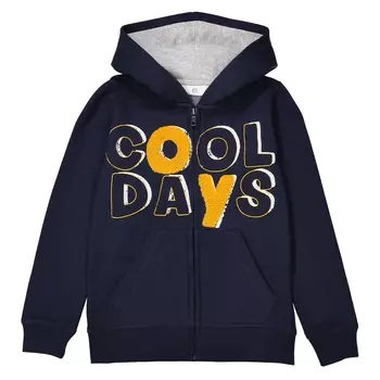 Свитшот на молнии с рисунком из мелкой пряжи, 3-12 лет