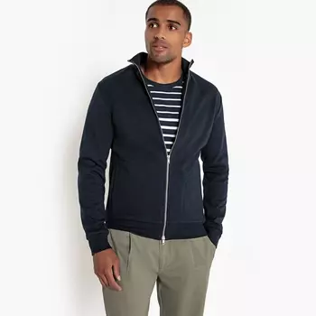 Свитшот на молнии с воротником-стойкой