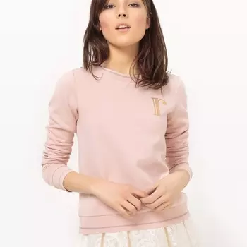 Свитшот с блестящим рисунком в виде буквы