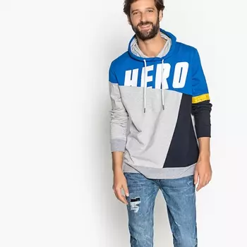 Свитшот с капюшоном и рисунком