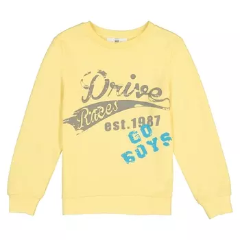 Свитшот с круглым вырезом и рисунком спереди, 3-12 лет