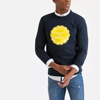 Свитшот с рисунком US campus на груди