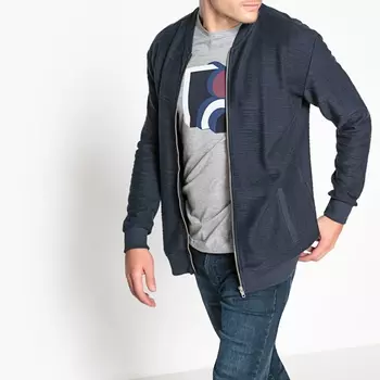 Свитшот с воротником-мао