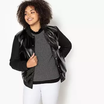 Свитшот в стиле тедди свободного покроя