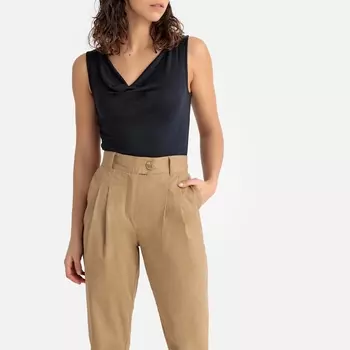 Топ с драпировкой