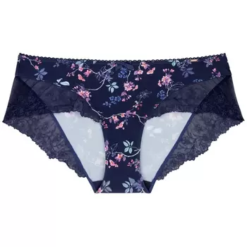 Трусы-хипстеры с цветочным рисунком и кружевом Alessa
